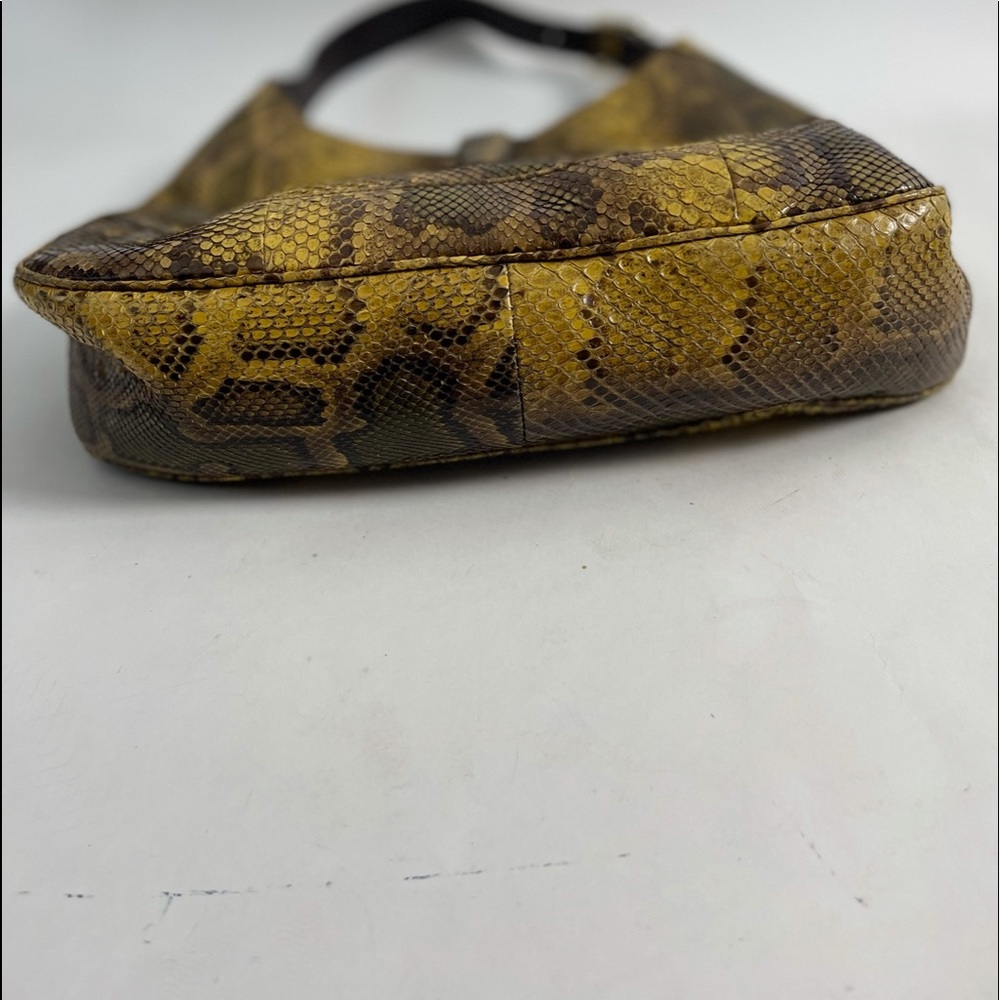 Authentic & Rare Gucci Python Leather Jackie Limi… - image 4